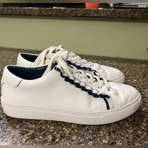 Tory Burch Shoes Tory Burch Sport Womens Sneakers white and navy size 7.5